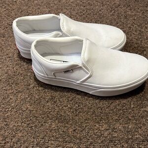 Vans Classic White Slip-On Shoes